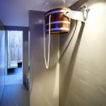 Nederland, Westhem, 11-11-2016. In opdracht van de Pollepleats heeft Bouwgroep Noord een sauna/ wellness  gerealiseerd aan het water.